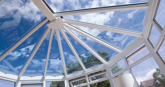 glass conservatory roof